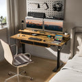 Electric Standing Desk with Drawers
