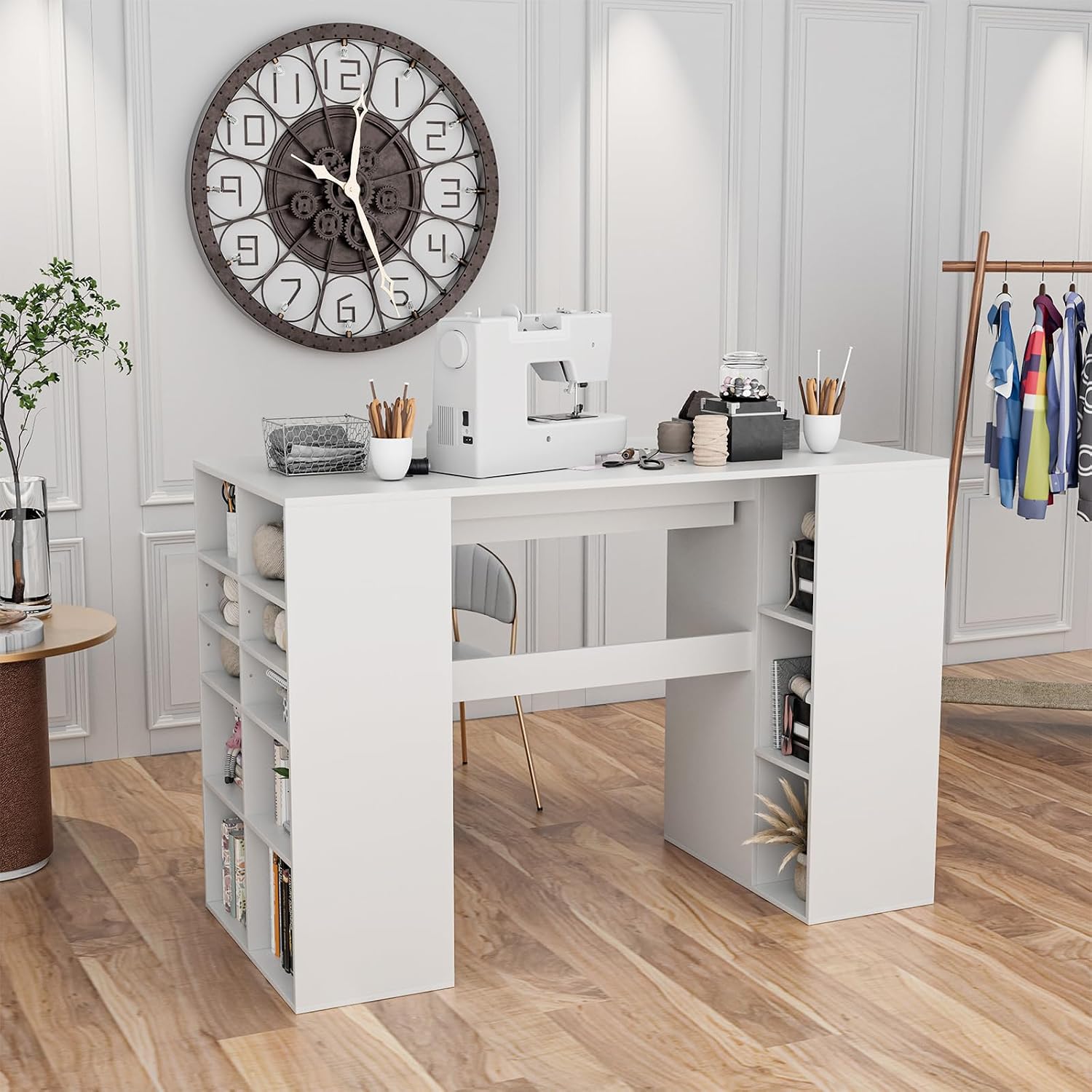 Large Craft Sewing Workstation Table