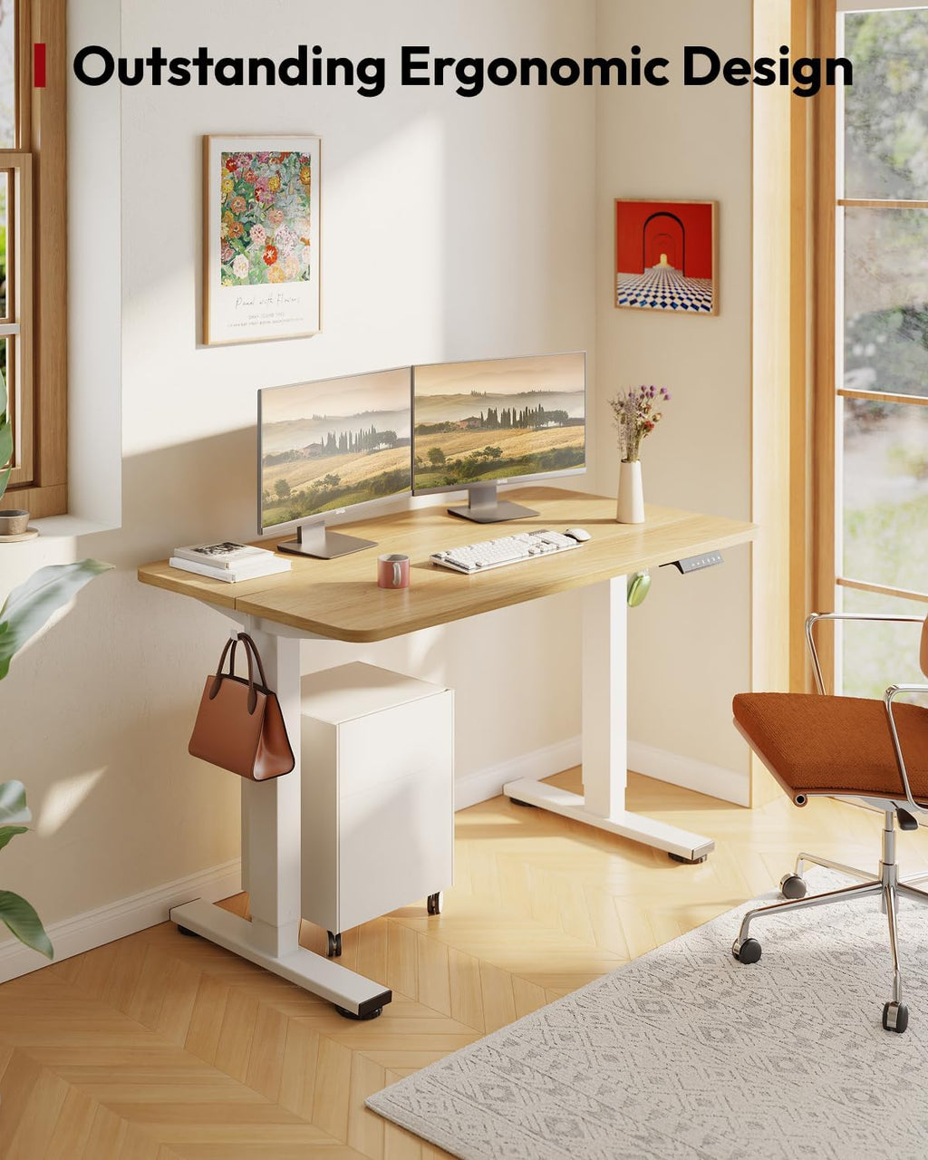 Electric Sit‑Stand Adjustable Desk
