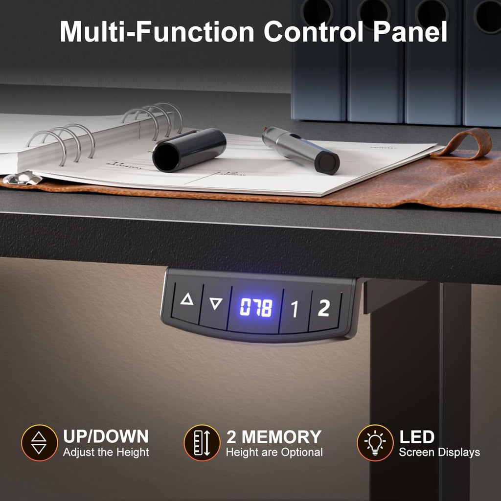 Adjustable L‑Shaped Standing Desk