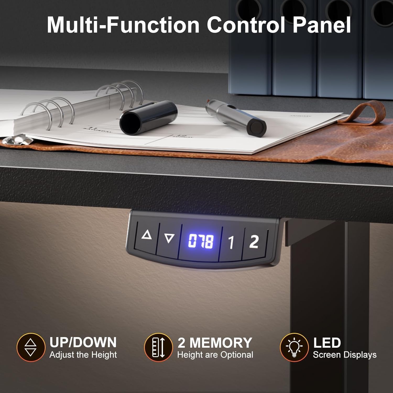 Adjustable L‑Shaped Standing Desk