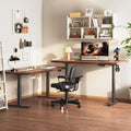 Dual‑Motor Solid Wood Standing Desk