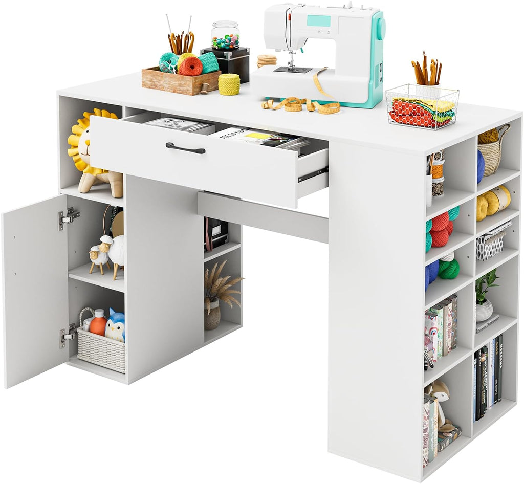 Large Craft Sewing Workstation Table