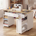 Rolling Sewing Craft Storage Table