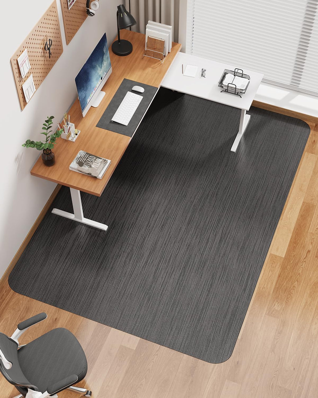 Large Hardwood Floor Office Chair Mat