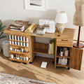 Foldable Sewing Table with Storage