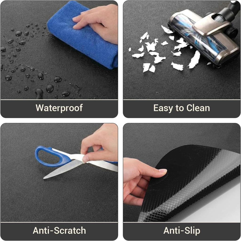 Rectangular Hard‑Surface Office Chair Mat