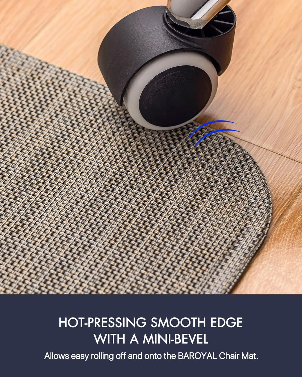 PVC Hardwood Floor Office Chair Mat