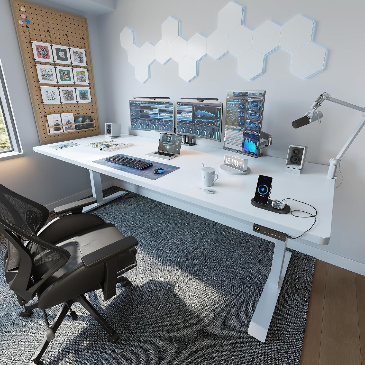 Electric Large‑Top Standing Desk