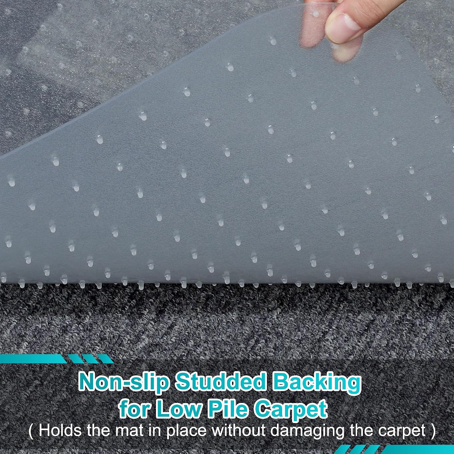 Clear Plastic Carpet Office Chair Mat